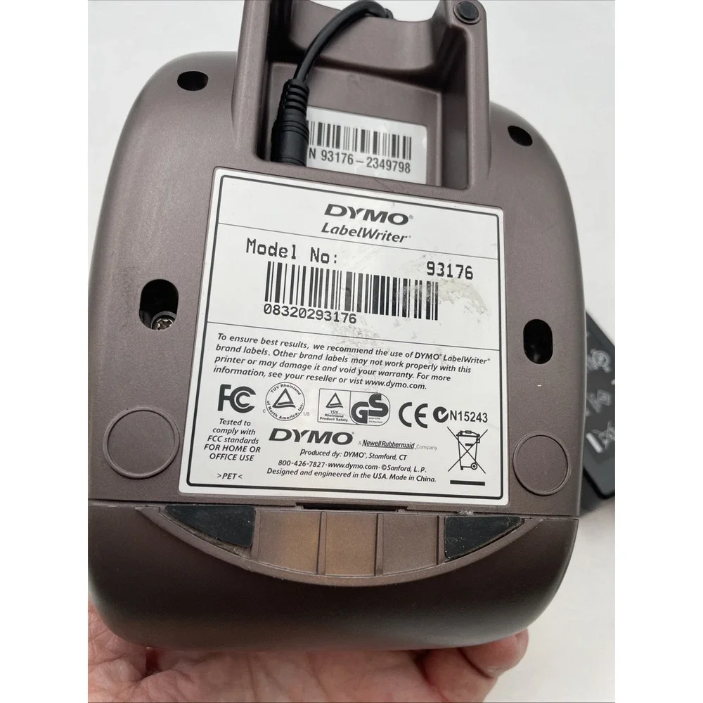Dymo LabelWriter 400 Turbo Thermal Label Printer USB + Power Cable+Labels TESTED